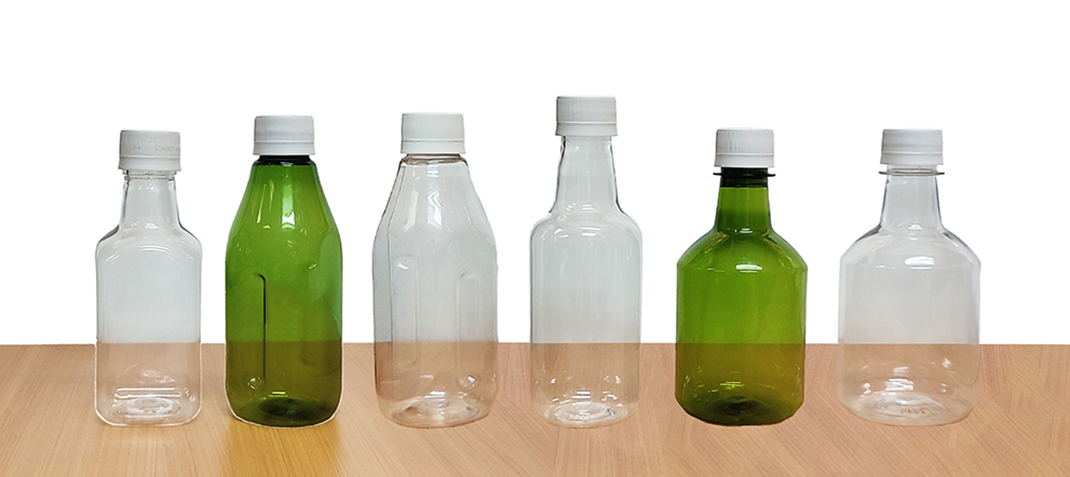 Botella Reutilizable PET 500 ml con tapón (unidad)